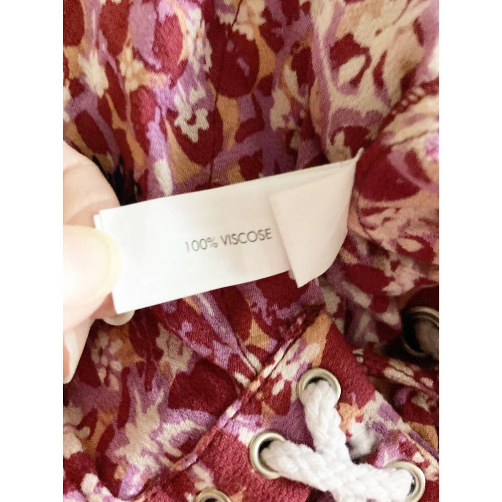 NWT POUPETTE ST BARTH Lucy Jumpsuit Romper Purple Fantasy S - Picture 9 of 10